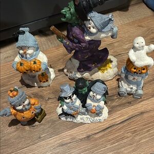 Set of 5 Halloween snow buddies